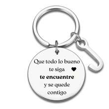 街头西班牙语最佳朋友情侣钥匙扣 S 男女通用 儿子女儿 毕业钥匙扣 老板 同事 离职 感谢 情人节 汽车配件 包包挂饰 背包 学生 可爱哥特 Y2K 万圣节配件 教师节 圣诞节礼物创意 包包配件 带证件夹的挂绳 汽车配件 包包挂饰 汽车配件 姐妹 - 銀色 - 查看 3