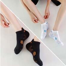 {1pc White} Fashion Sports Socks For Outdoor Sports, Cycling, Basketball, Running - White - View 7