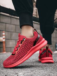 MDSNEC-CON 男士戶外休閒運動鞋,舒適透氣 - 紅色 - 查看 3