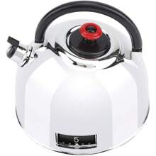 60 Minute Mechanical Kitchen Timer, Teapot Shaped Cooking Timer Clock, Stainless Steel Wind Up Dial Rotating Countdown Egg Timer, Sets From 0 To 60 Minutes - Silver - View 9