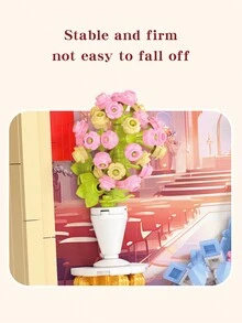 1set 400+Pcs Dream Dress Costume Photo Frame Building Set, Creative Photo Frame Building Block Toys,Home Decor,Gift For Valentine's Day Mother's Day,Kid&Adult(Compatible With  Set) - Dress - View 7