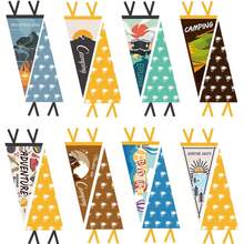 1入營地露營三角旗裝飾,適用於帳篷和營地 - 帳篷火堆 - 查看 8