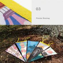 1入營地露營三角旗裝飾,適用於帳篷和營地 - 帳篷火堆 - 查看 12