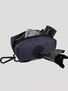 1個寵物廢棄物袋保鮮盒,適用於裝狗便便袋和其他小物件,如汽車鑰匙,紙巾,通行卡,等 - 黑色 - 查看 8