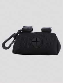 1個寵物廢棄物袋保鮮盒,適用於裝狗便便袋和其他小物件,如汽車鑰匙,紙巾,通行卡,等 - 黑色 - 查看 3