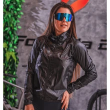 Jaqueta Corta Vento Feminina Impermeável Inverno Com Ziper Chuva Esportivo