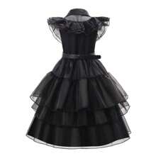 Wednesday Addams Dress Halloween Costumes - 中碼120-130cm XL3754 - 查看 2