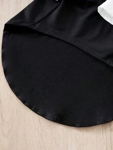 1pc Pet Clothes Dog T-Shirt Breathable Soft Bigfoot Cat Dogs Clothes Novelty Funny Pattern Party Clothes - Black - View 8