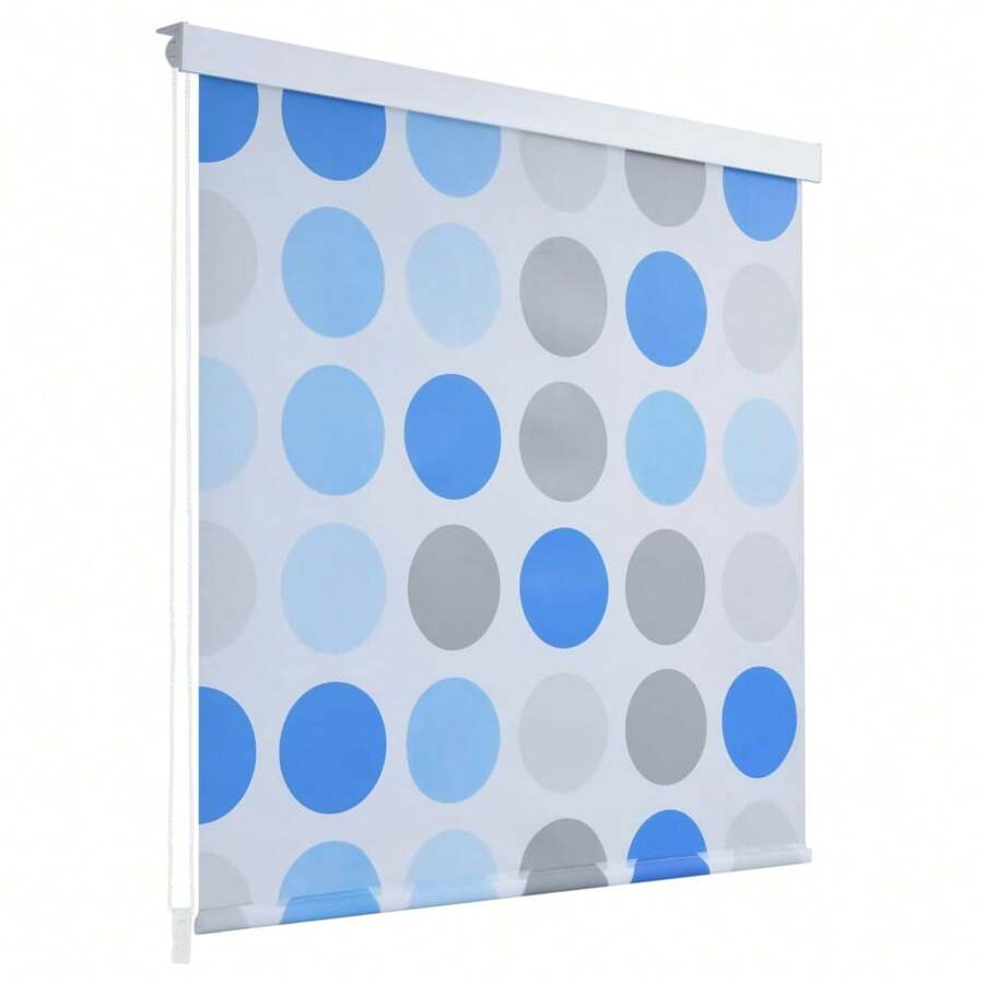 Shower Roller Blind 100x240 Cm - Blue - View 1