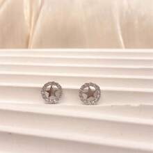 新品到貨Ins風格小巧優雅多才的蝴蝶結耳環，具有復古時尚風格，925銀針 - 蝴蝶結[銀色] - 查看 11