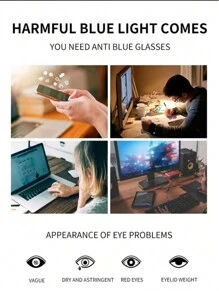 1pc European And American Fashionable Glasses With Small Ellipse Frame, Rhinestone Inlaid For Computer Reading Gaming TV Phones Glasses Accessories For Women