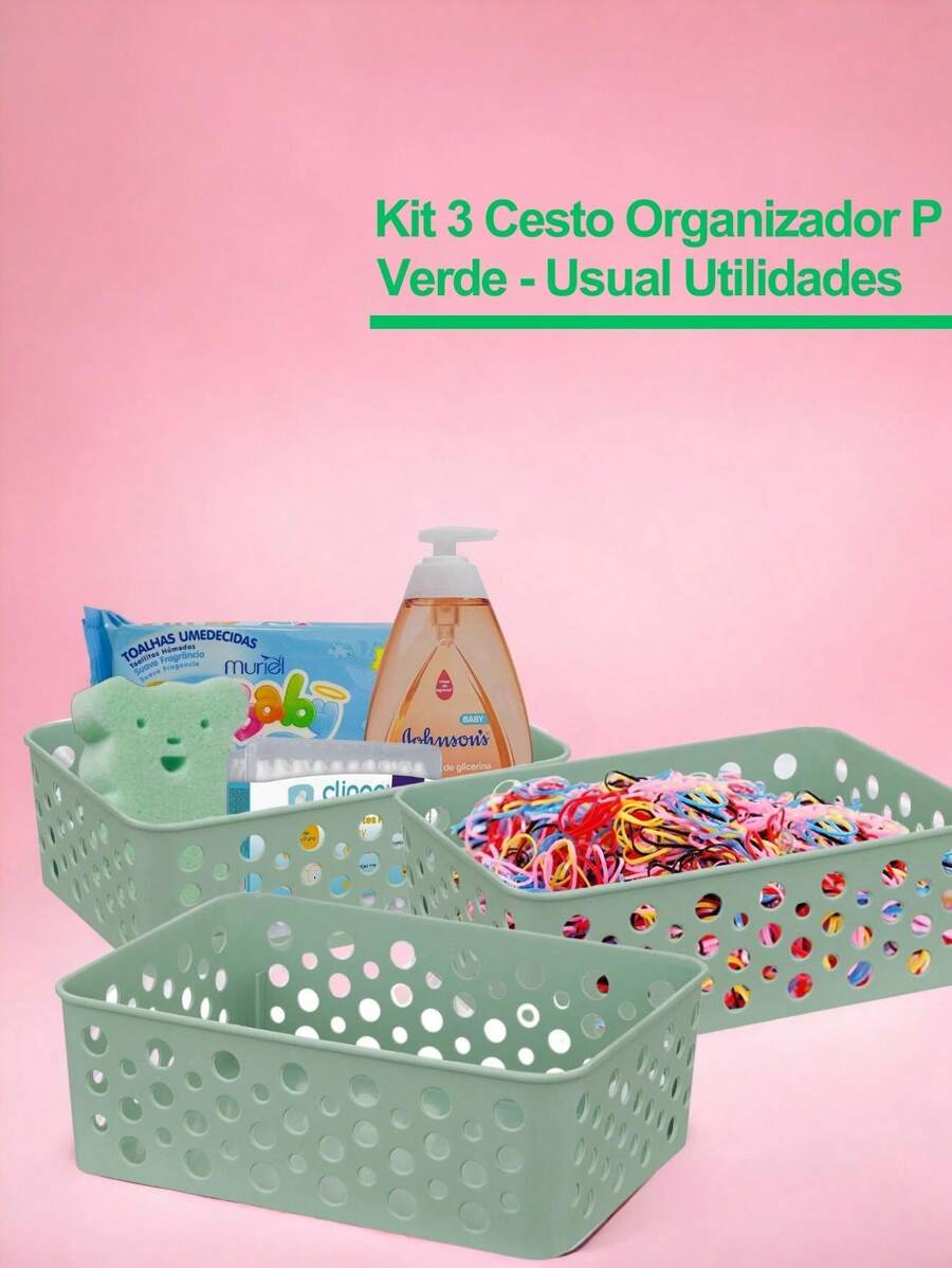 Storage Baskets - màu xanh lá - Xem 1