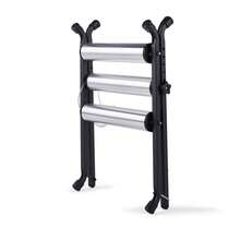 Saris Aluminum Foldable Bike Rollers For Indoor Bike Trainer & Resistance Cycling Training - Indoor Bike Resistance Trainer Cycling Exercise Training Enhance Your Balance For Mountain Biking, Racing & Strength Training - Scan The QR Code To Confirm Compatibility - Black - View 4