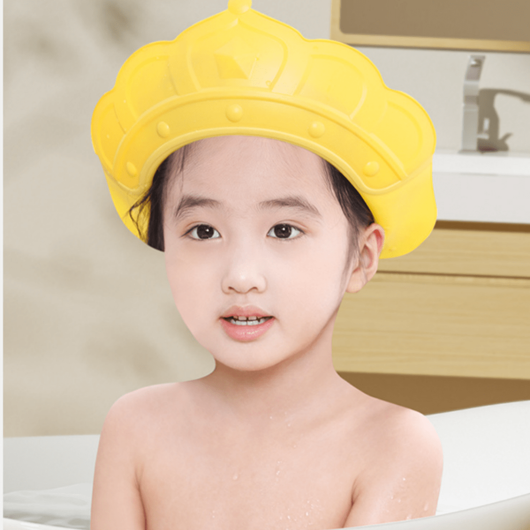 1pc Baby Shower Cap, No Water Leakage Cap For Hair Washing, Comfortable