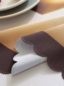 防水防油現代裝飾用長桌布,數位印花創意圖案,適合節慶、派對等。 - 彩色 - 查看 6