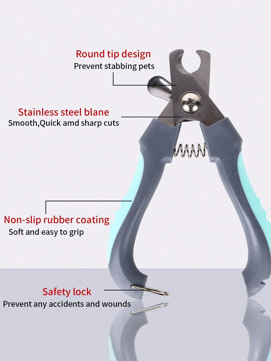 1 Set Of Pet Cat & Dog Nail Clippers, Pet Supplies Nail Trimmer To