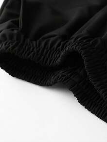 2pcs Cool Street Fashion Printed Hooded Sweatshirt And Leisure Sweatpants Outfit Set For Tween Boys, Fall & Winter - Black - View 8