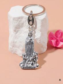 1pc Vintage St. Michael & Pendant For Diy Keychain, Purse Charm, Unique Fashion Jewelry - Zinc Alloy Jewelry Pendant - View 10