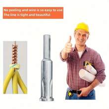 1支全自動剝線器和扭線器,電線連接器接線端子塊,通用型,扭線工具 - 銀色 - 查看 8