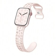 Sport Silicone Alphabet Strap Universal Watch Band [New Version] Compatible With Apple Watch S1-S9 - 42/44/45(L) - View 20