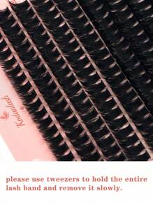 100D Faux Mink Eyelashes Cluster Lashes 0.07mm D Curling 9-16mm Mix Natural Eyelashes Extension 3D Russian Strip Volume Individual Eyelash Cluster Makeup Tools(60D 80D Lash Individual Cluster)