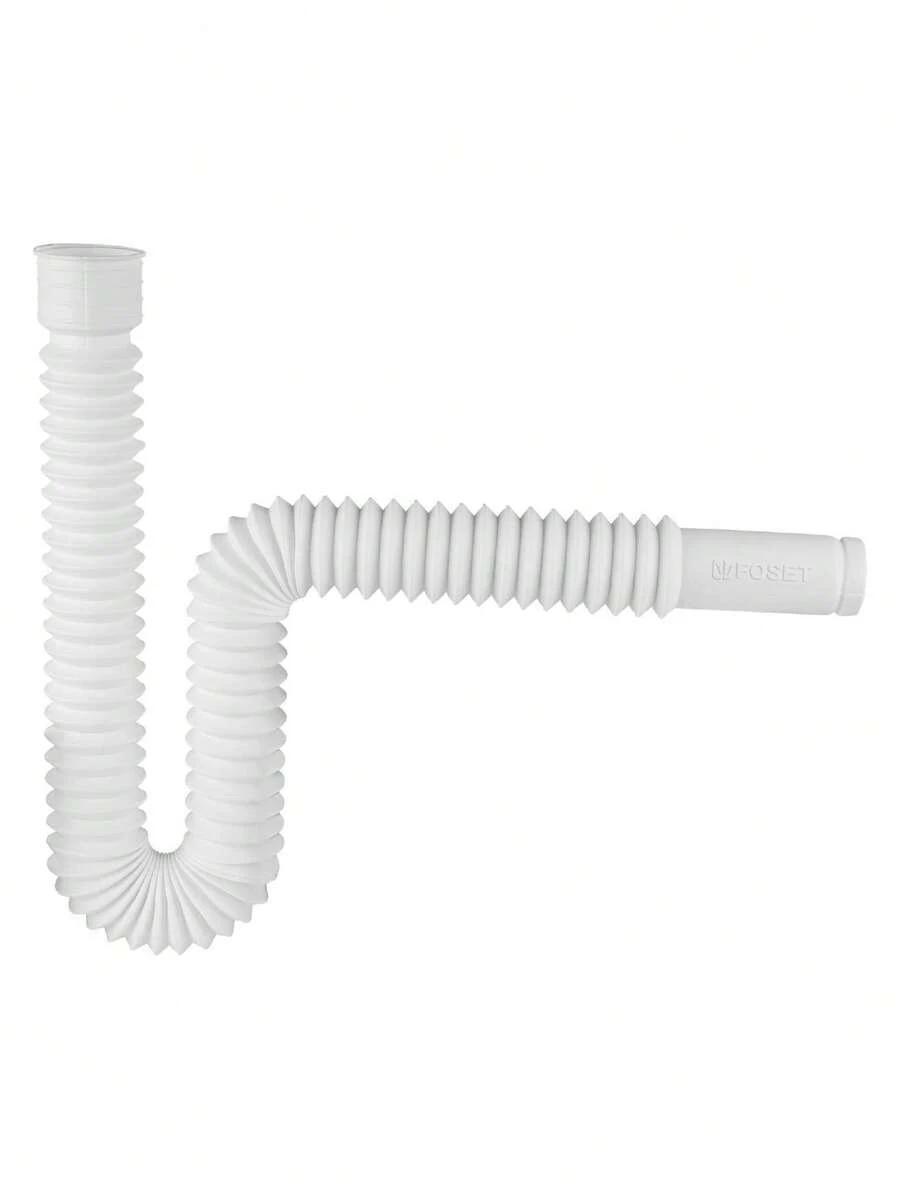 Céspol flexible p/lavabo y fregadero, polietileno, blanco CE-232 49509 - Blanco - Ver 1