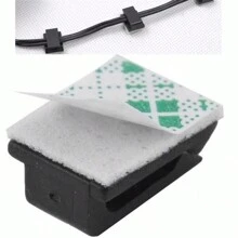 20pcs Self-Adhesive Car Fixed Clip Car GPS Data Cable Light Cord Decorative Wire Fixing Organizer Wire Management Harness Clamp - Multicolor - View 3