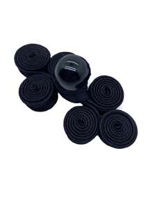 3入組中式旗袍蟾蜍扣配玉珠,用於漢服和唐裝裝飾 - 粉色 - 查看 4