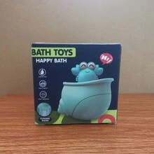 1 Miếng Xịt nước Cua Đồ chơi , Mới Cua ẩn sĩ Vòi hoa sen trong phòng tắm Đồ chơi Đối với Bồn tắm trẻ em Thời gian , Hoạt hình Nước Chơi Niềm vui - màu xanh lá - Xem 3