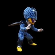 Gymolo One Toei Cell藍色人物模型桌面車裝飾品,生日禮物 - 藍色 - 查看 3