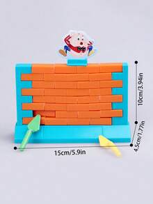 Interactive Push Bricks Game Toy Fun Desktop Blocks Games For Party Two Players Interactive Toys Fun Gift - Multicolor - View 6