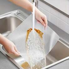 1roll Kitchen Cabinet Liner, Shelf Drawer Liner, Cabinet Mat Liner, Paper Moisture-Proof Waterproof Dust Proof Non-Slip Fridge Table Pad Shelf Paper For Kitchen Cabinets - Diamond Pattern - View 5