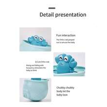 1 Miếng Xịt nước Cua Đồ chơi , Mới Cua ẩn sĩ Vòi hoa sen trong phòng tắm Đồ chơi Đối với Bồn tắm trẻ em Thời gian , Hoạt hình Nước Chơi Niềm vui - màu xanh lá - Xem 4