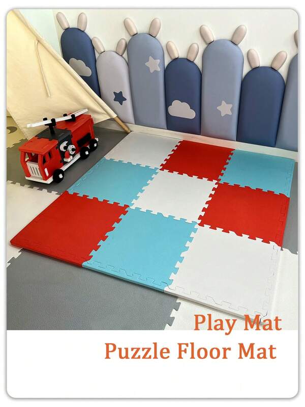 LTP 9P Interlocking Soft Foam Floor Mat EVA Puzzle Play Mat