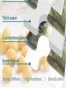 卡通恐龍形狀104塊拼圖,兒童教育休閒解壓玩具禮物,厚紙板製作 - 寶藍色 - 查看 9