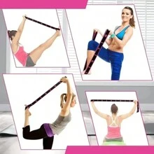 1 件多功能瑜珈伸展帶,拉丁舞彈性練習帶,8 節可調帶,舞蹈編號體位帶 - 彩色 - 查看 10