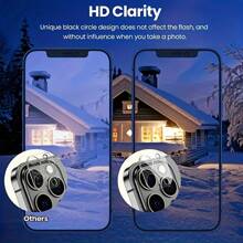 高清9H硬度防爆及防刮傷鋼化玻璃螢幕保護貼,適用於iPhone - 2Pcs - 查看 4