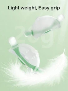 1入綠色日夜雙用矽膠企鵝安撫套裝,附防塵收納盒輕巧防啃手不髒童謠咬著玩具 - 綠色 - 查看 4