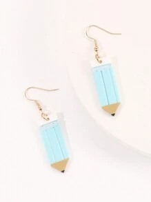 Pencil Drop Earrings - Multicolor - View 7