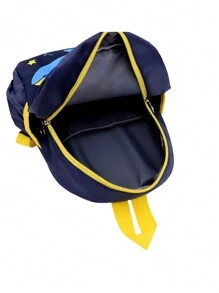 Kids' Cartoon Dinosaur Backpack, Lightweight And Easy-To-Carry Shoulder Bag For Toddler Boys