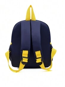 Kids' Cartoon Dinosaur Backpack, Lightweight And Easy-To-Carry Shoulder Bag For Toddler Boys