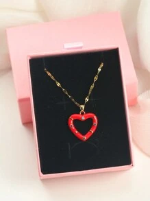 Simple Elegant Love Pendant Necklace Valentine's Day Gift To His Girlfriend,Mom,Mother,Mother's Day,Gift