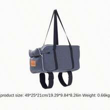 寵物汽車座椅攜帶器,帶安全牽引繩,可夾式安全牽引繩和拉鍊收納袋的便攜狗狗汽車座椅增高墊 - 白格子 - 查看 8