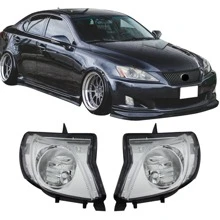 1Pair Fog Lights Fit For 2006-2010 Lexus IS250 IS350, Front Bumper Fog Lamp LH RH By IKON MOTORSPORTS