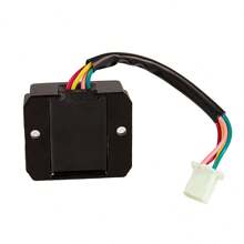 12伏四針cg125-250cc Gy6整流器電壓穩壓器,連接線用於四輪摩托,越野車和沙地越野車 - 黑色 - 查看 6