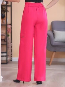 Women Pants - Màu Hồng Tươi - Xem 5