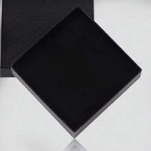 1條時尚復古不鏽鋼地圖吊墜項鍊,女用精美禮盒裝,適合日常穿戴和節日佩戴 - 銀色 - 查看 7