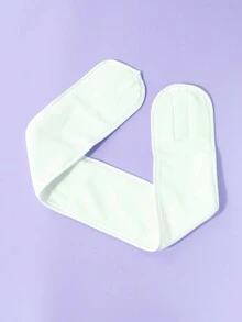 1個兒童可調節彈性頭帶,可防止洗臉或整理頭髮時的亂髮