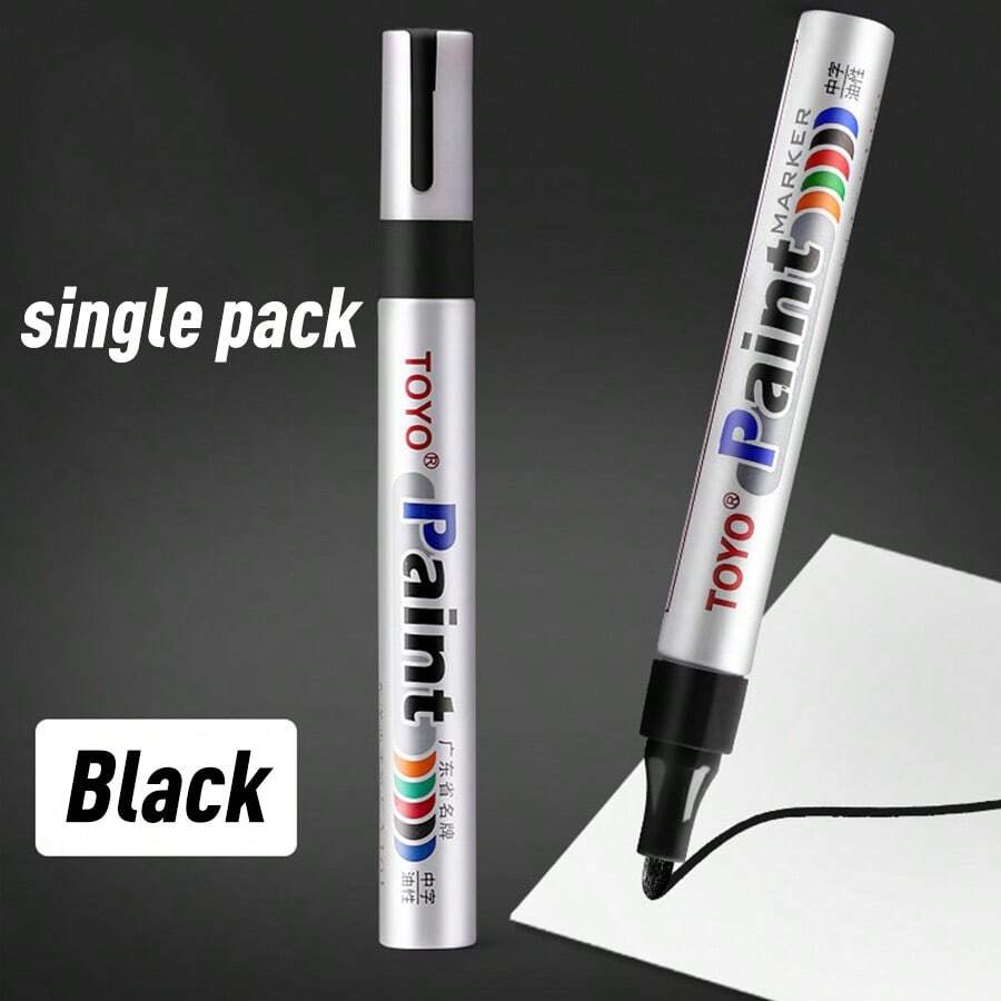 1pc Black Paint Pen For Drawing, Writing, Designing, Signature SHEIN USA