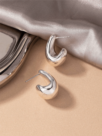 1pair Minimalist Design Earrings